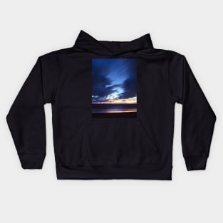 Magic Henne Beach in Denmark Kids Hoodie